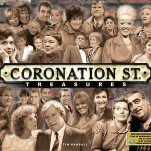 CORONATION ST. Book by Tim Randall, filled with great Corrie TREASURES, with CD